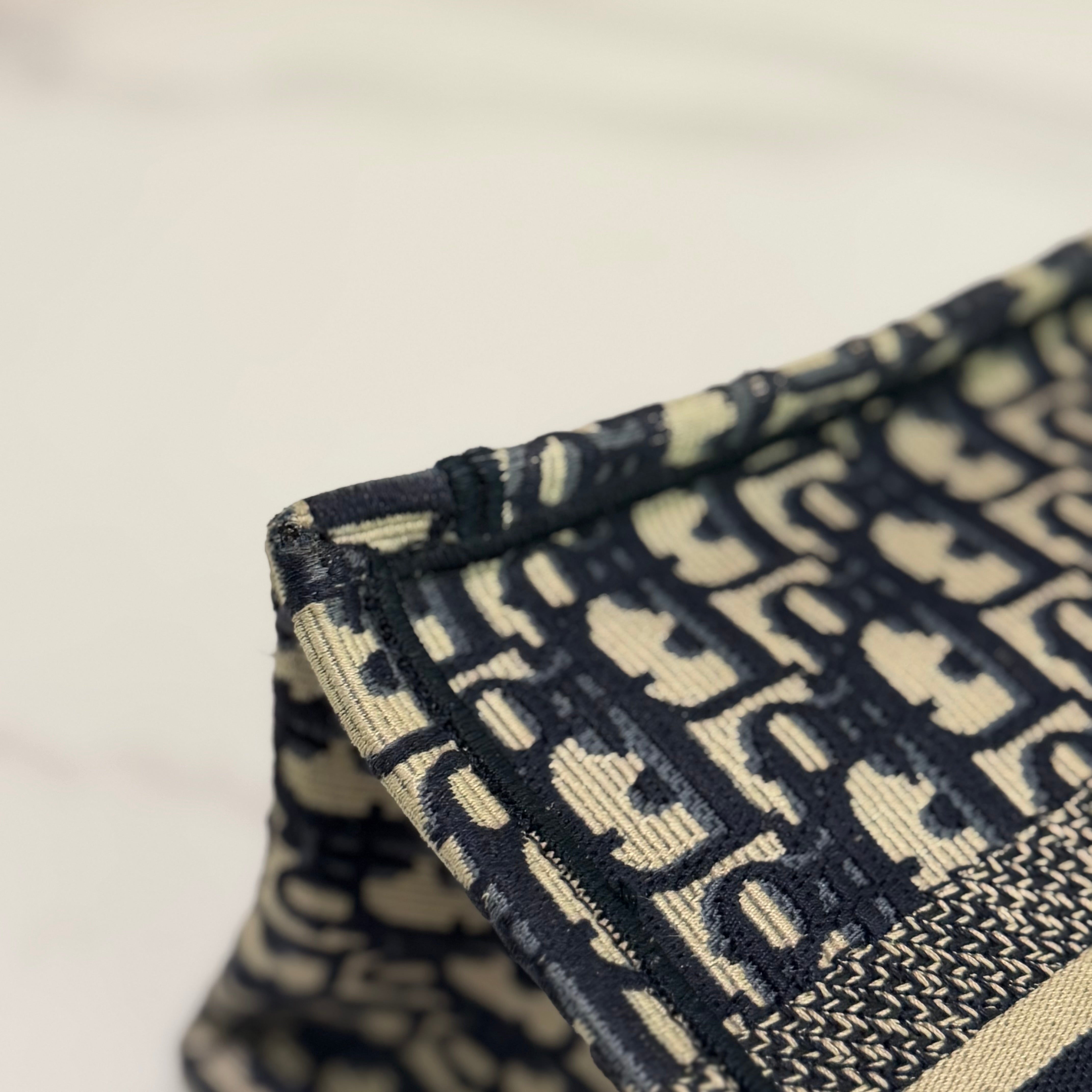 Dior Book Tote Monogram Blue Small Tote Bag