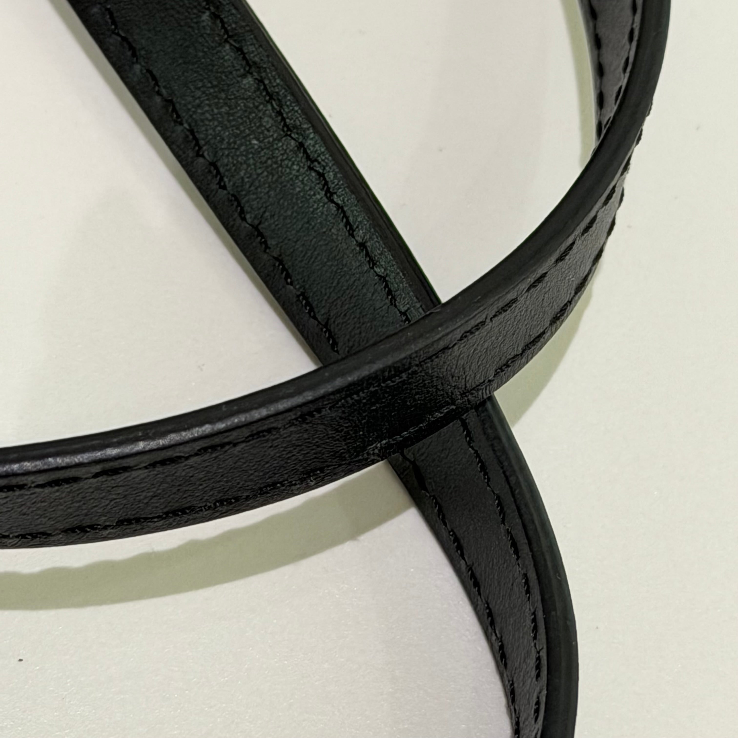 LOUIS VUITTON ON THE GO TOTE MEDIUM BLACK AND WHITE EMBOSSED LEATHER BAG