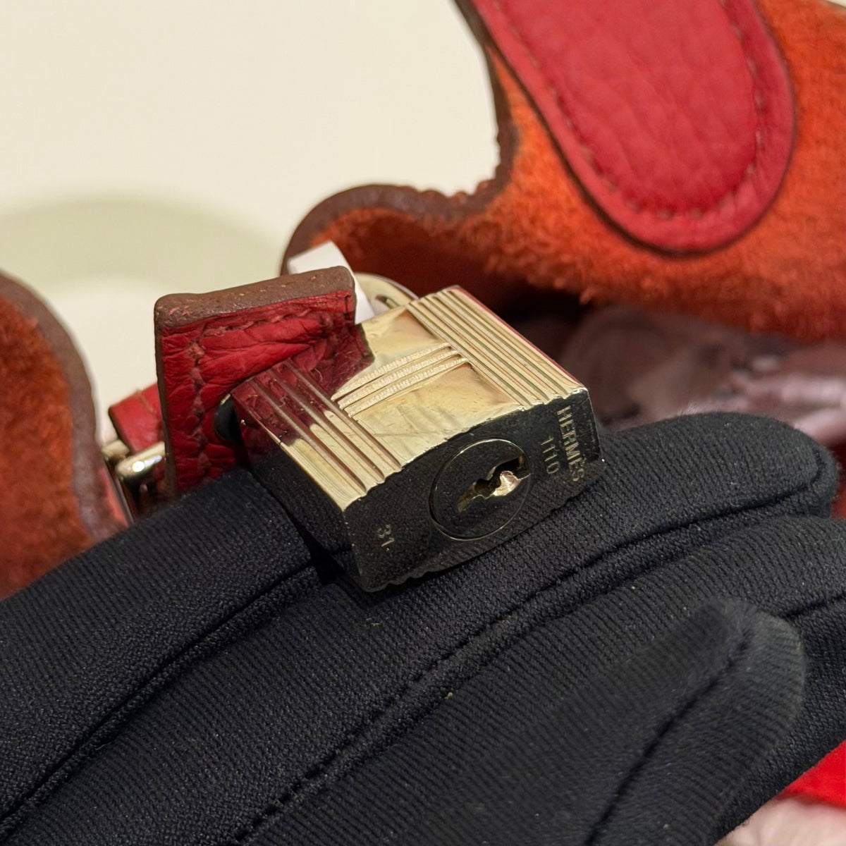 Hermes Picotin Lock 18 Rouge Casaque (Stamp O)