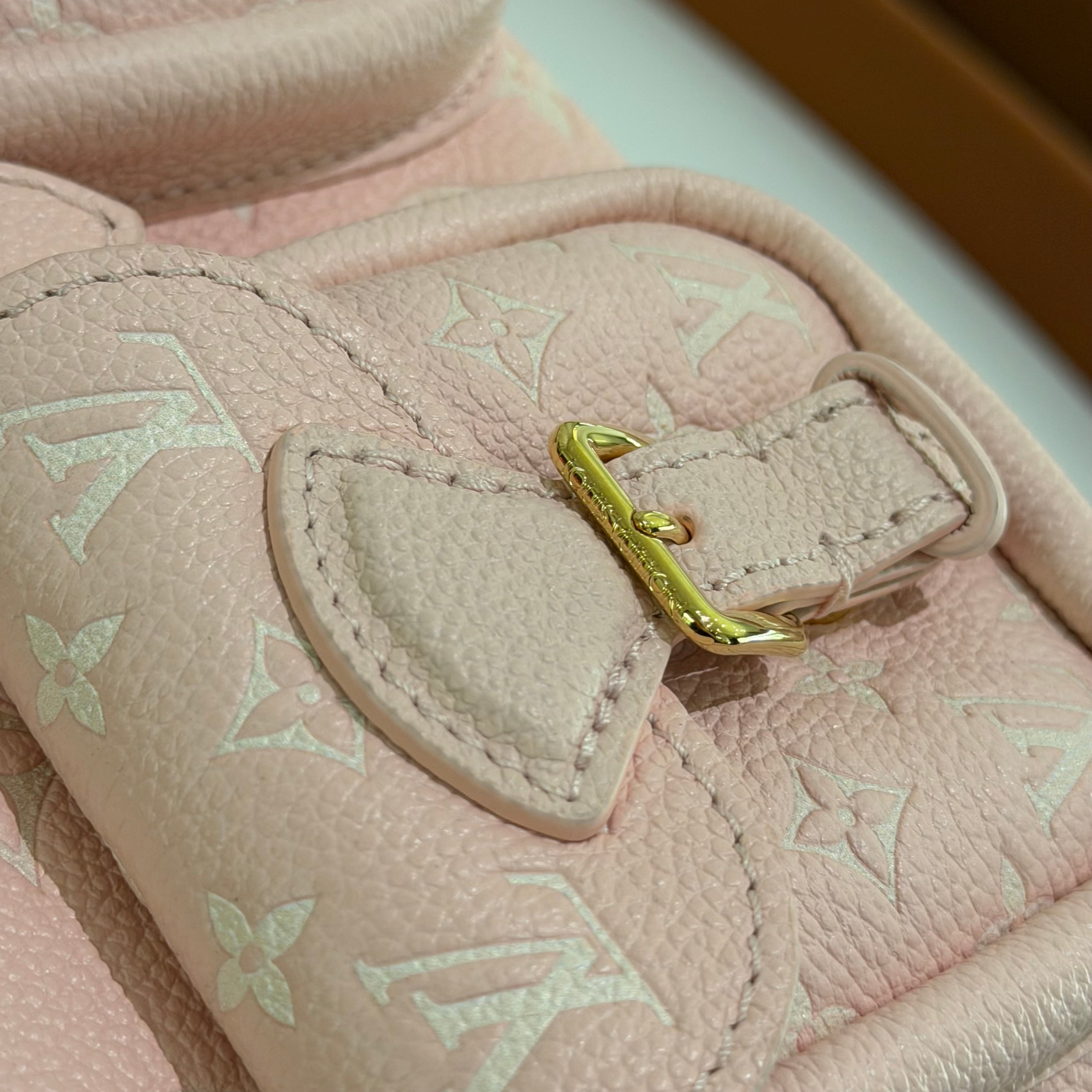 Louis Vuitton Backpack Cherry Blossom Pink with Gold Hardware (Chip Model)