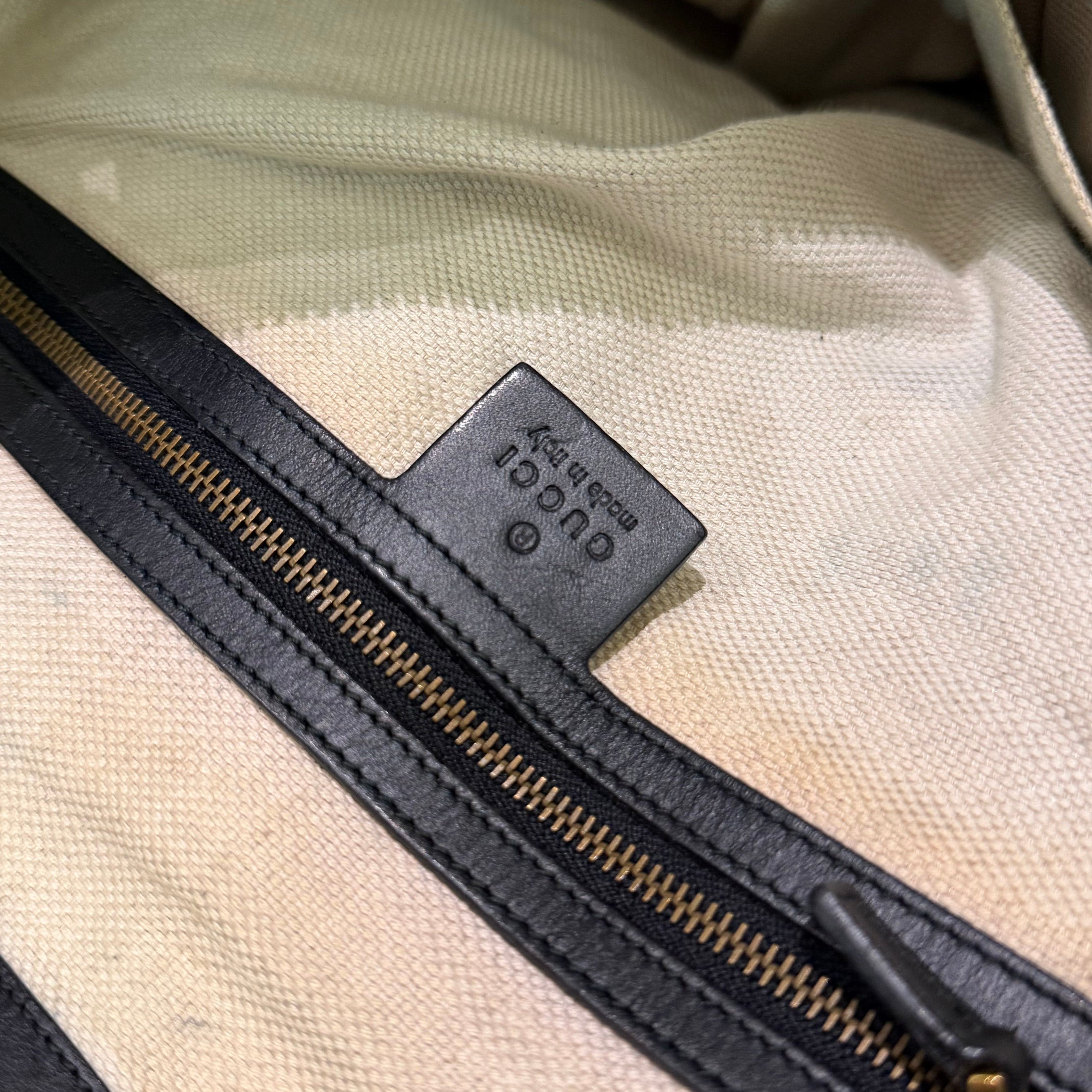 GUCCI VINTAGE STUDDED TOTE BAG