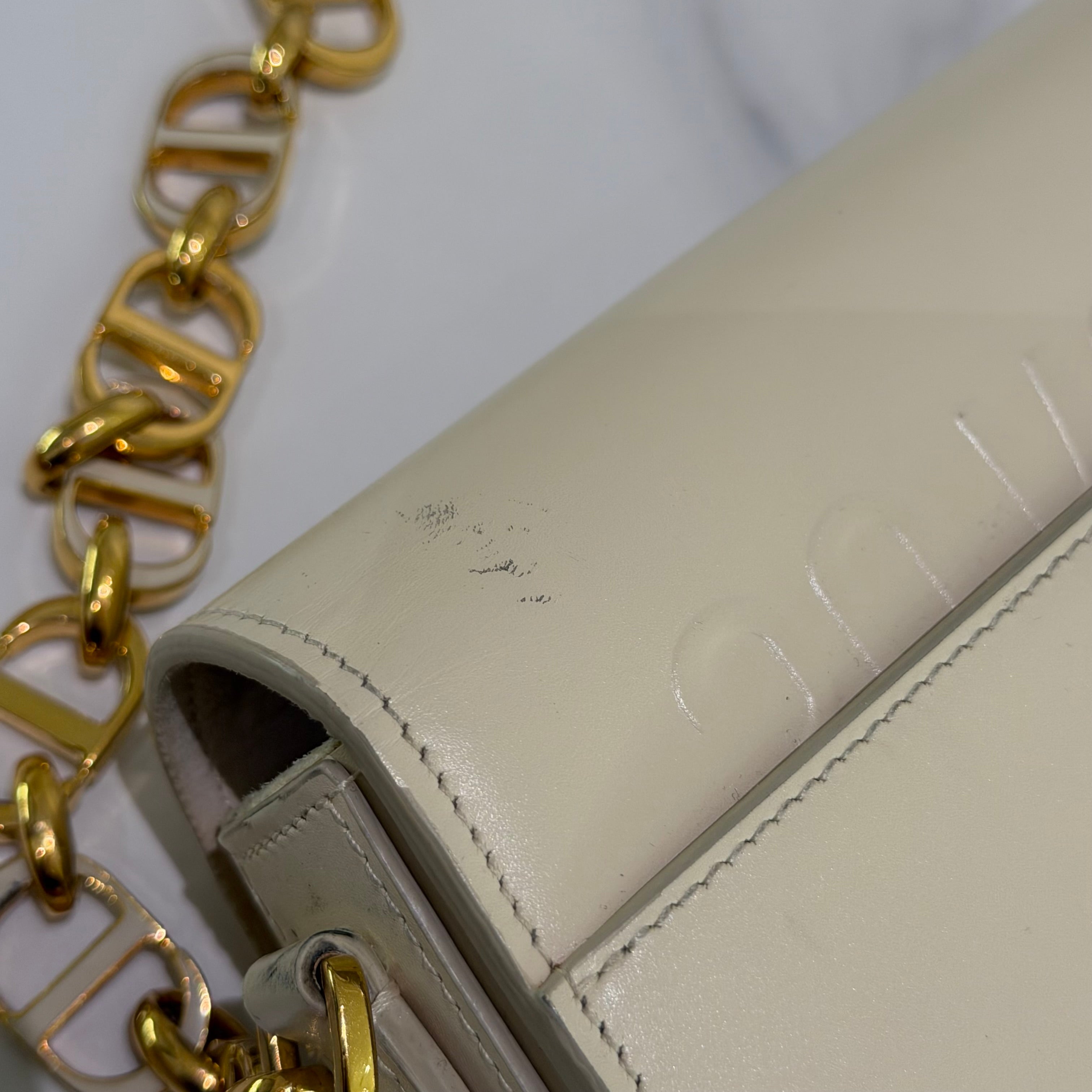 Dior Montaigne Flap Smooth Leather Shoulder Crossbody Bag