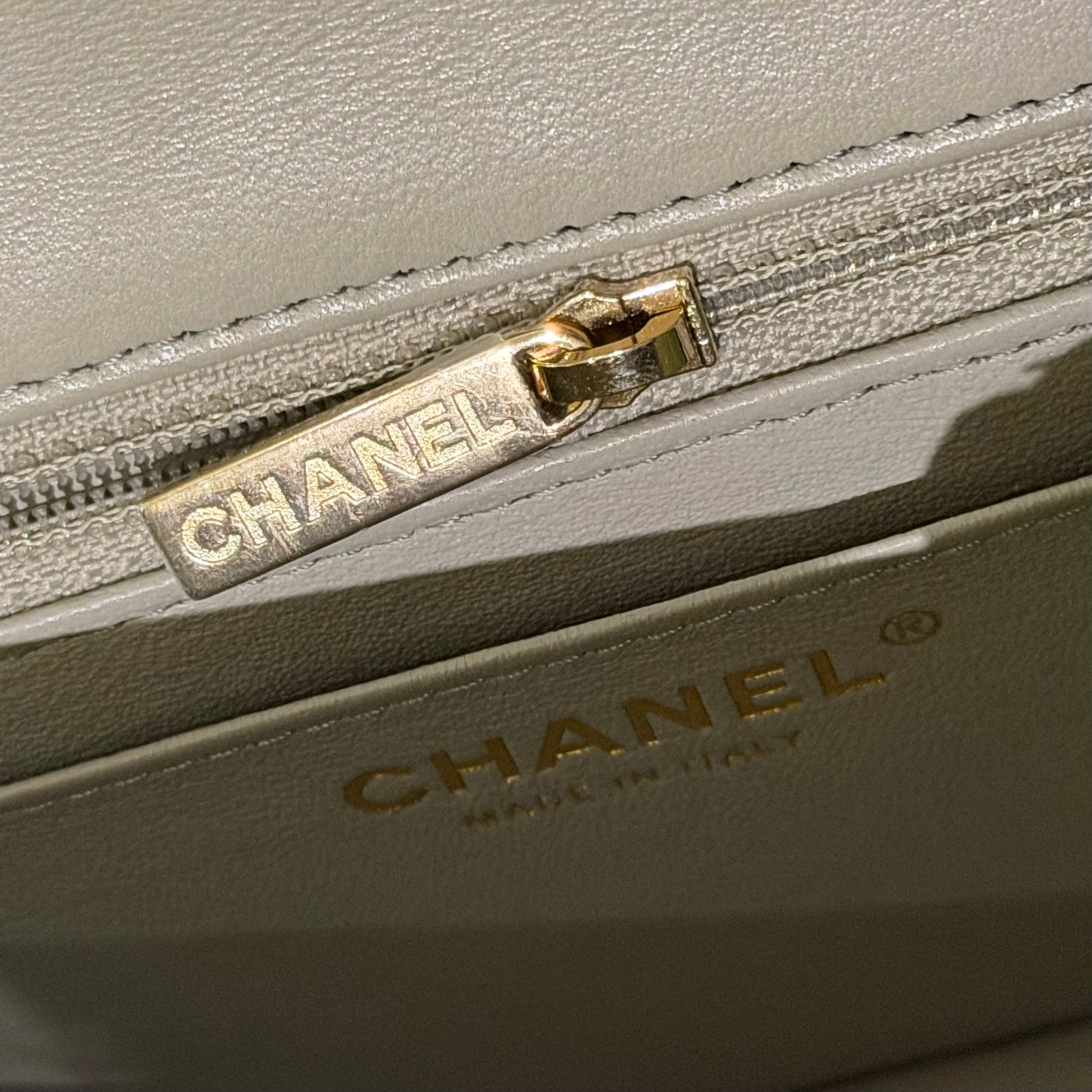 Chanel CF Mini Light Grey (Chip Model)