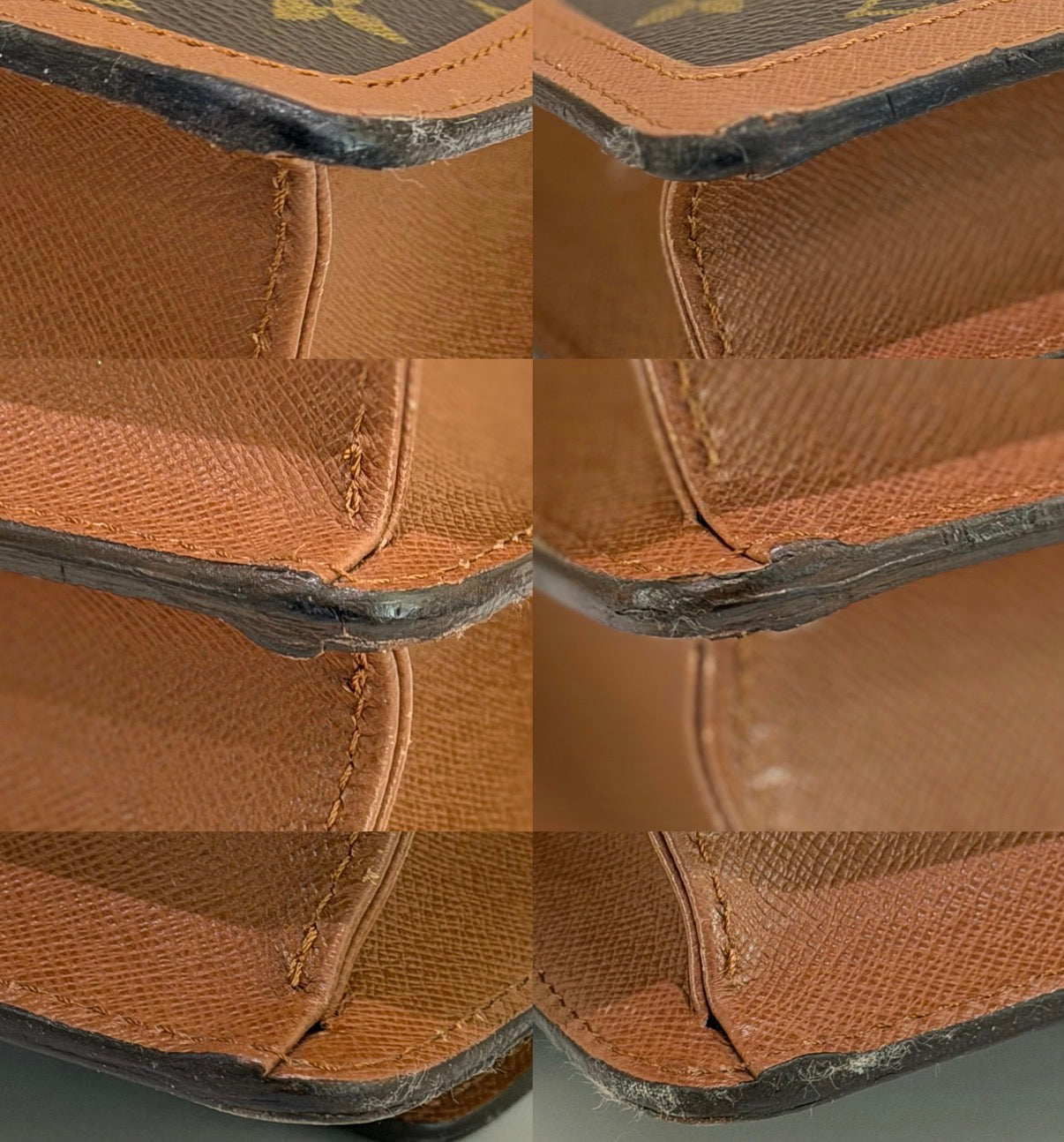 Louis Vuitton Vintage Gold Ring Wheel Bag (Interior Wear)