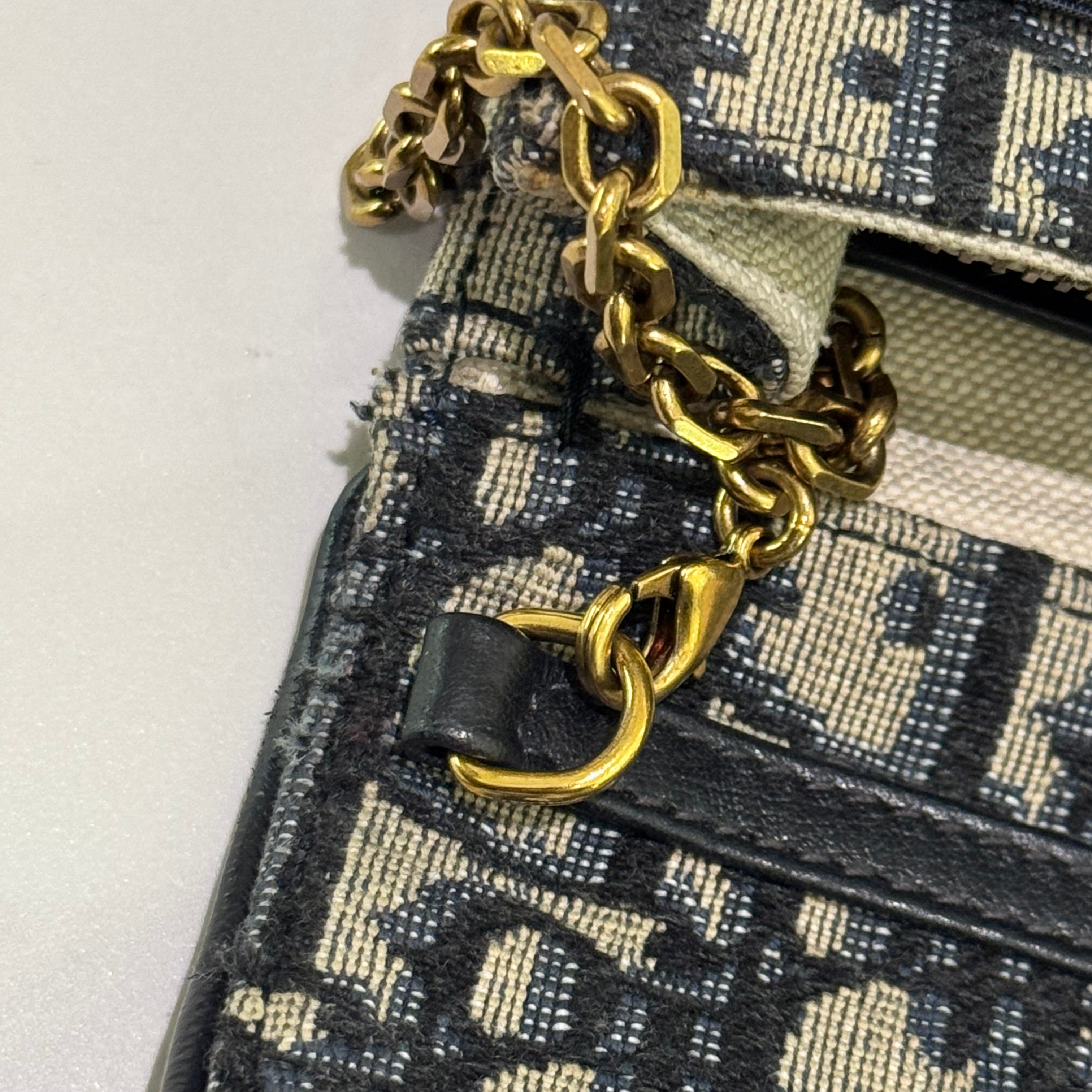 DIOR OBLIQUE WALLET ON CHAIN