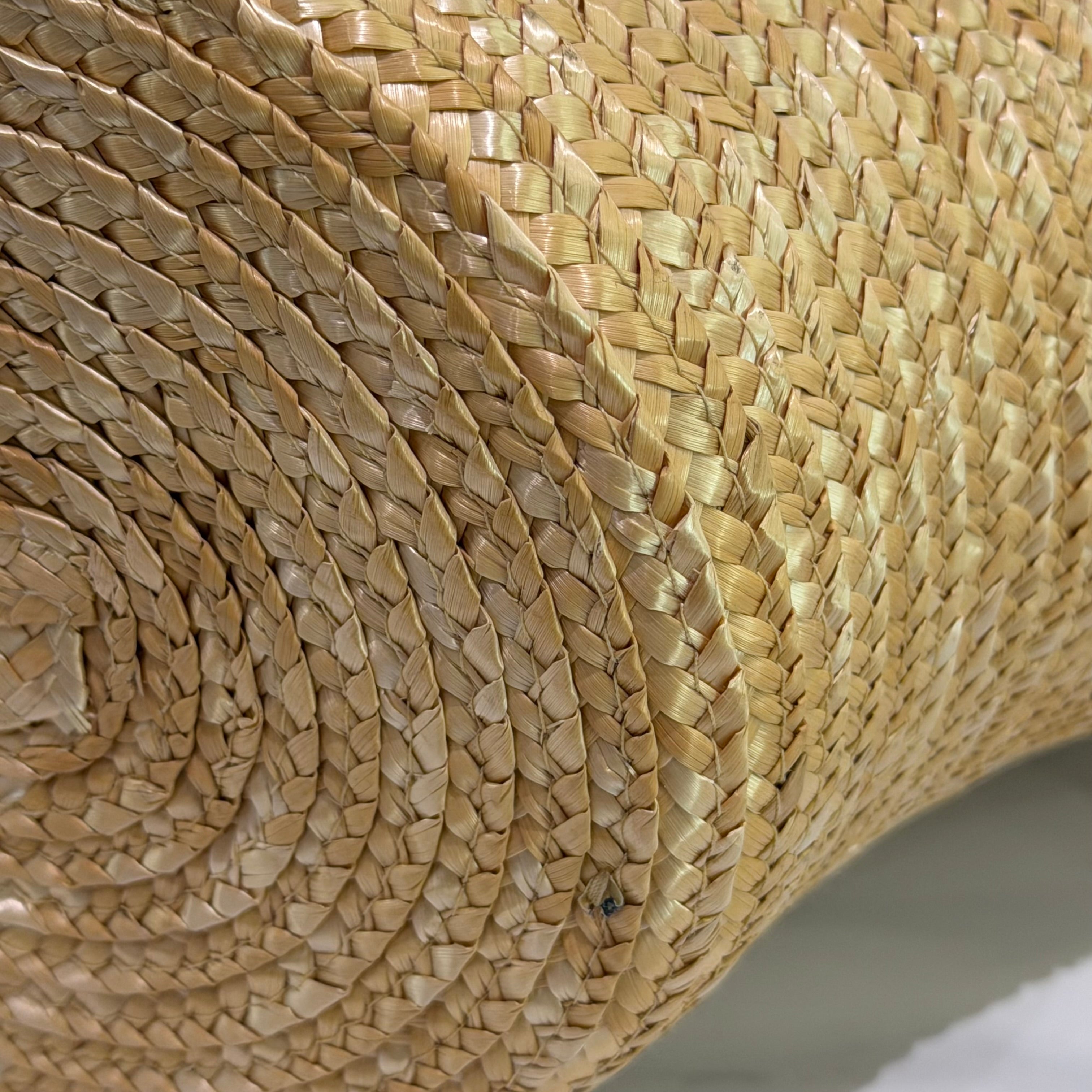 Balenciaga Beach Bag Beige Woven Tote