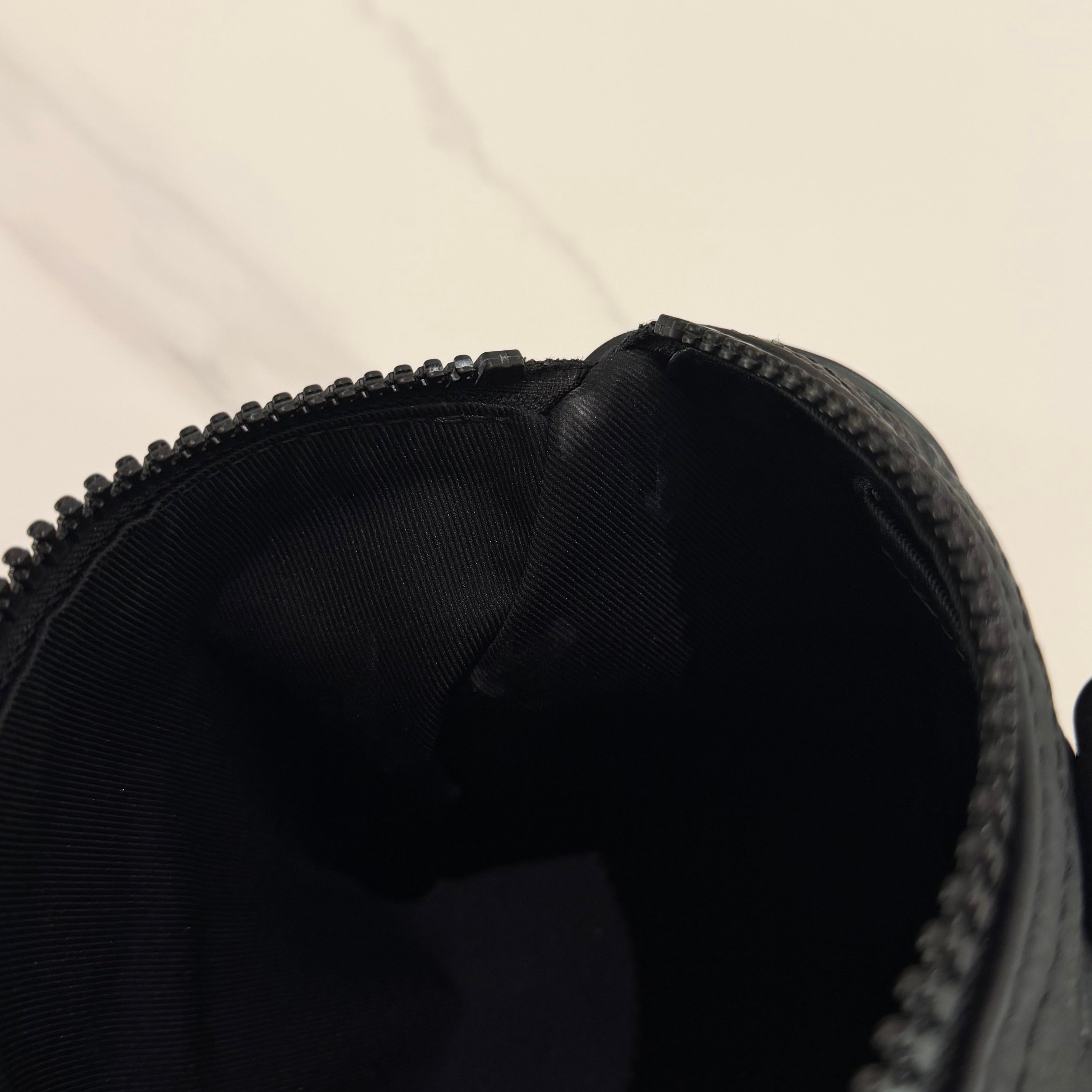 Louis Vuitton Keepall 25 Black Monogram Embossed Leather
