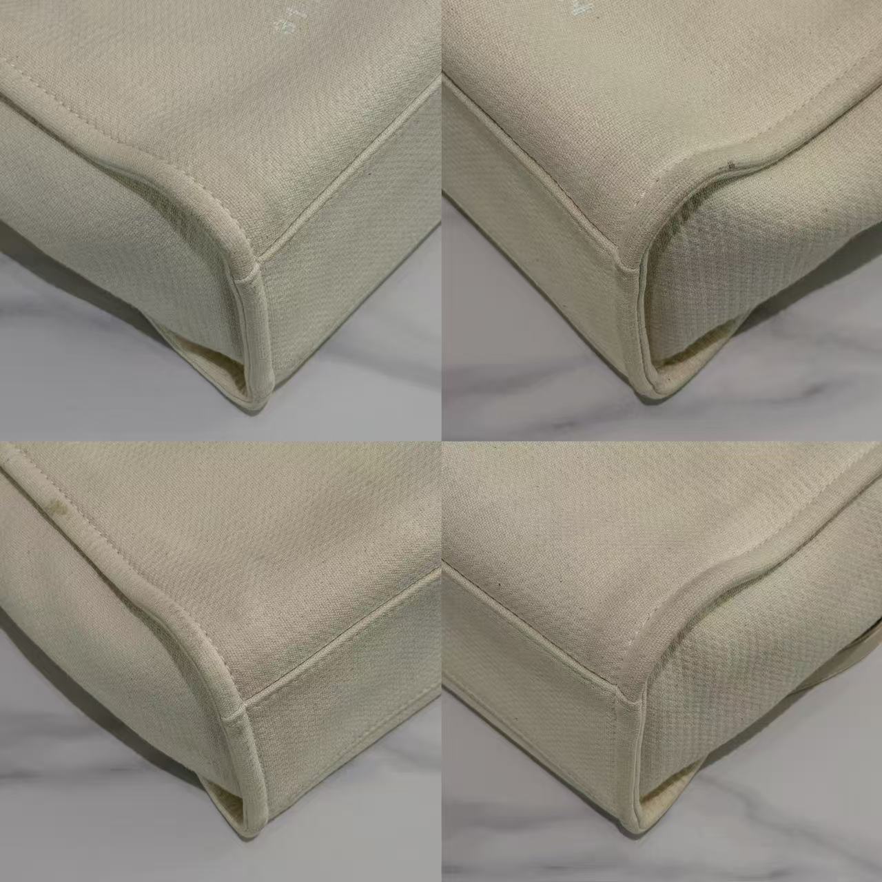 Chanel White Tote Bag (Chip Model)