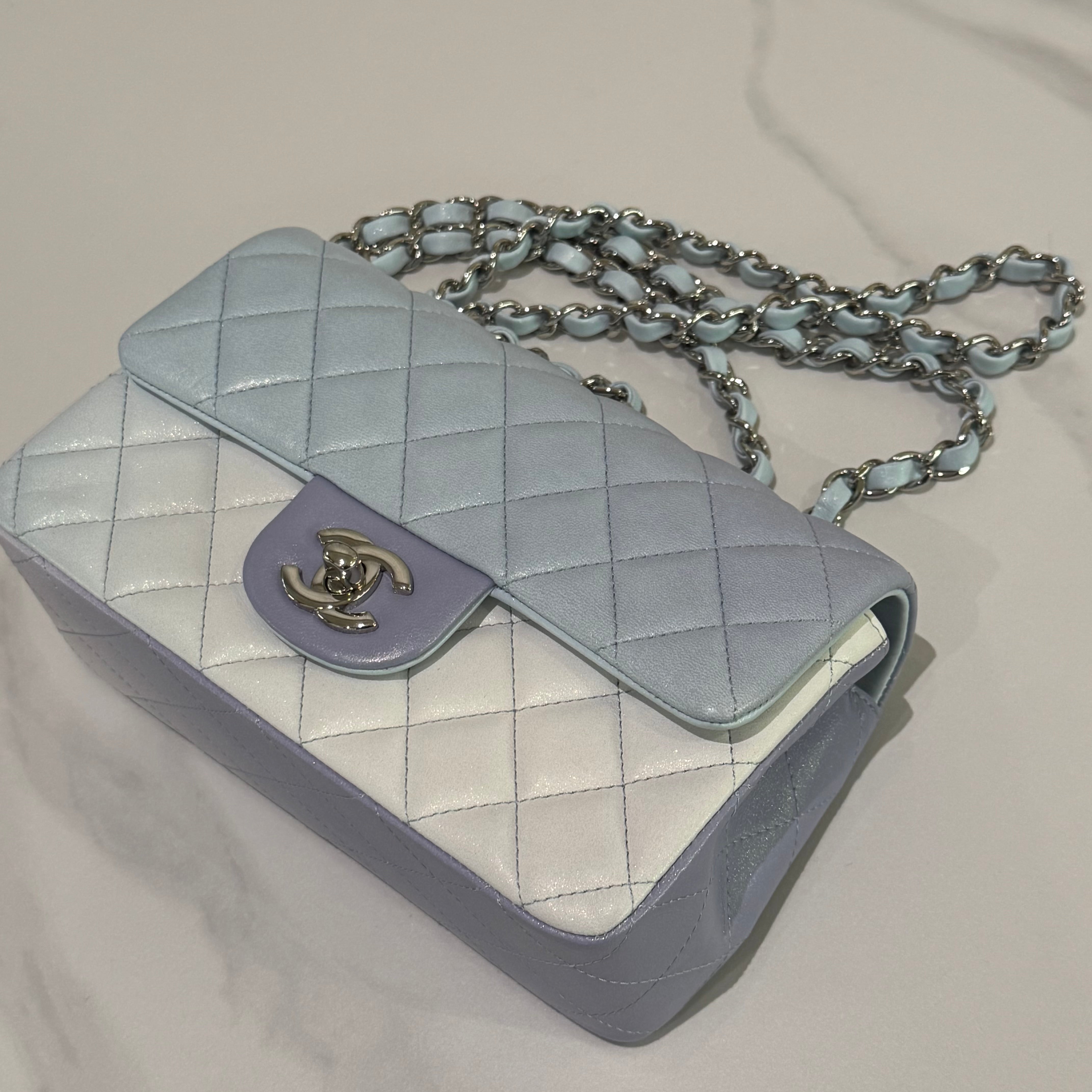CHANEL CF MINI GRADIENT LAMBSKIN BAG – CHIP VERSIO