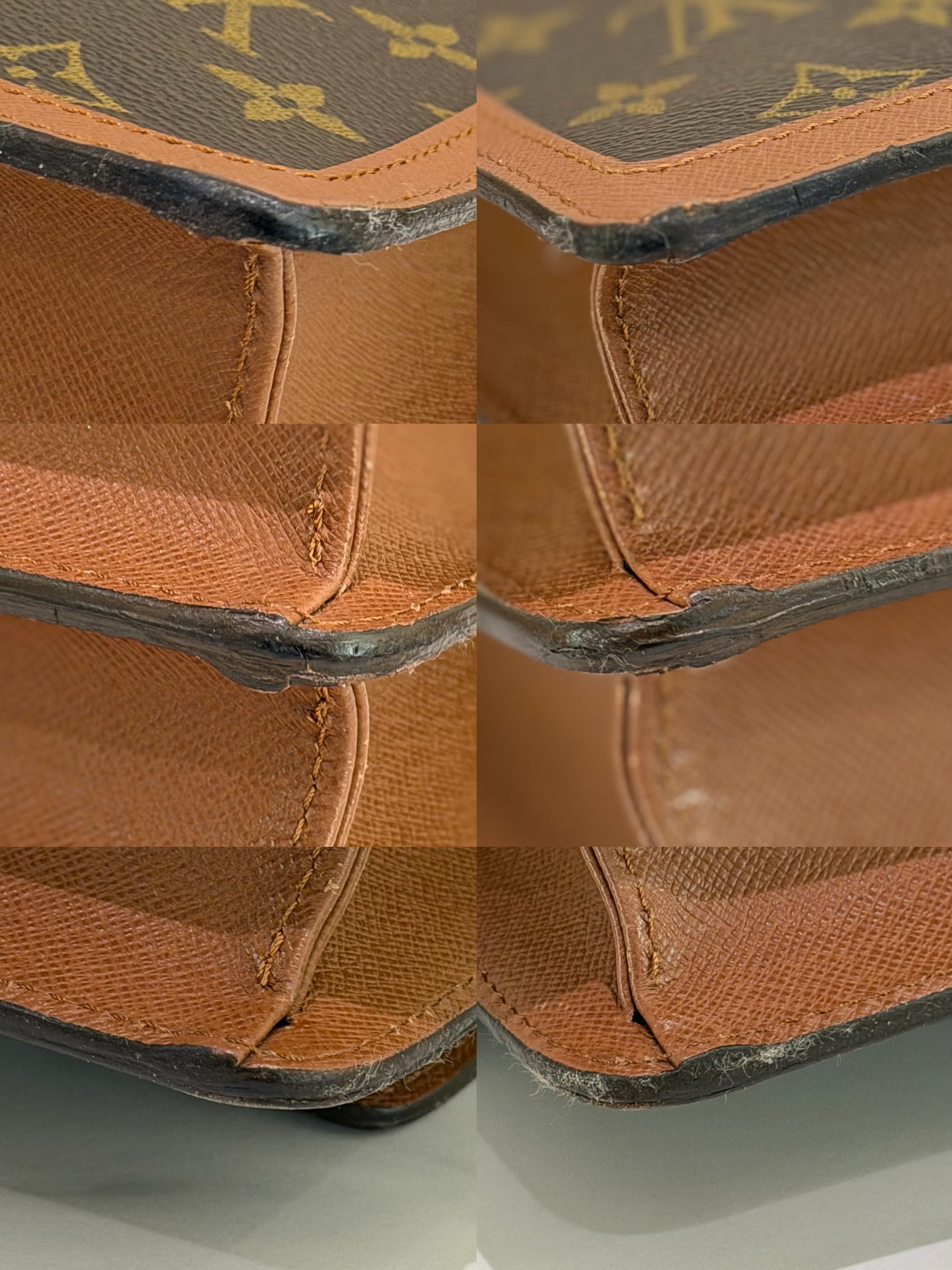 LOUIS VUITTON Vintage Gold Ring Wheel Bag