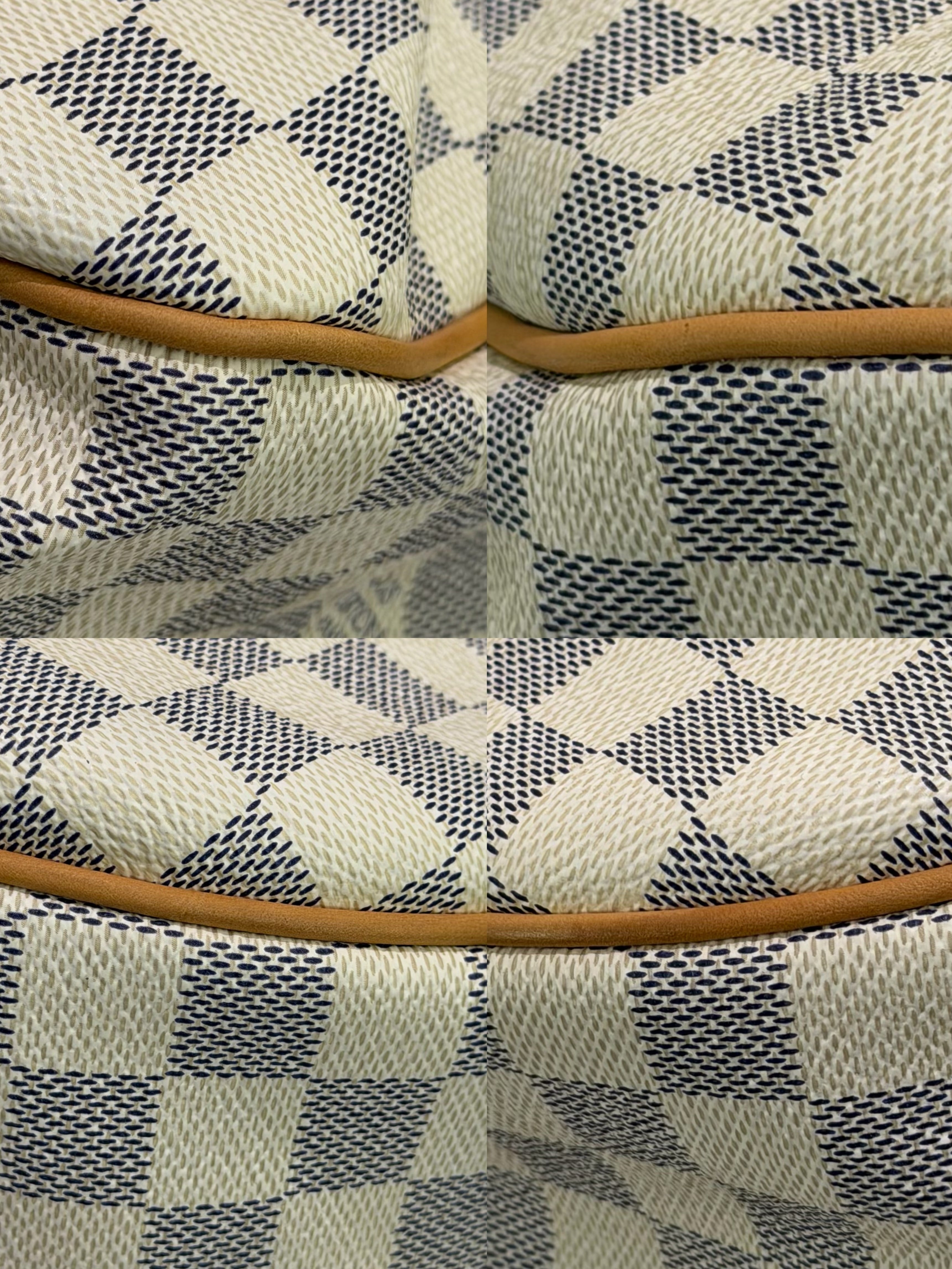 LOUIS VUITTON Vintage White Damier Shoulder Bag