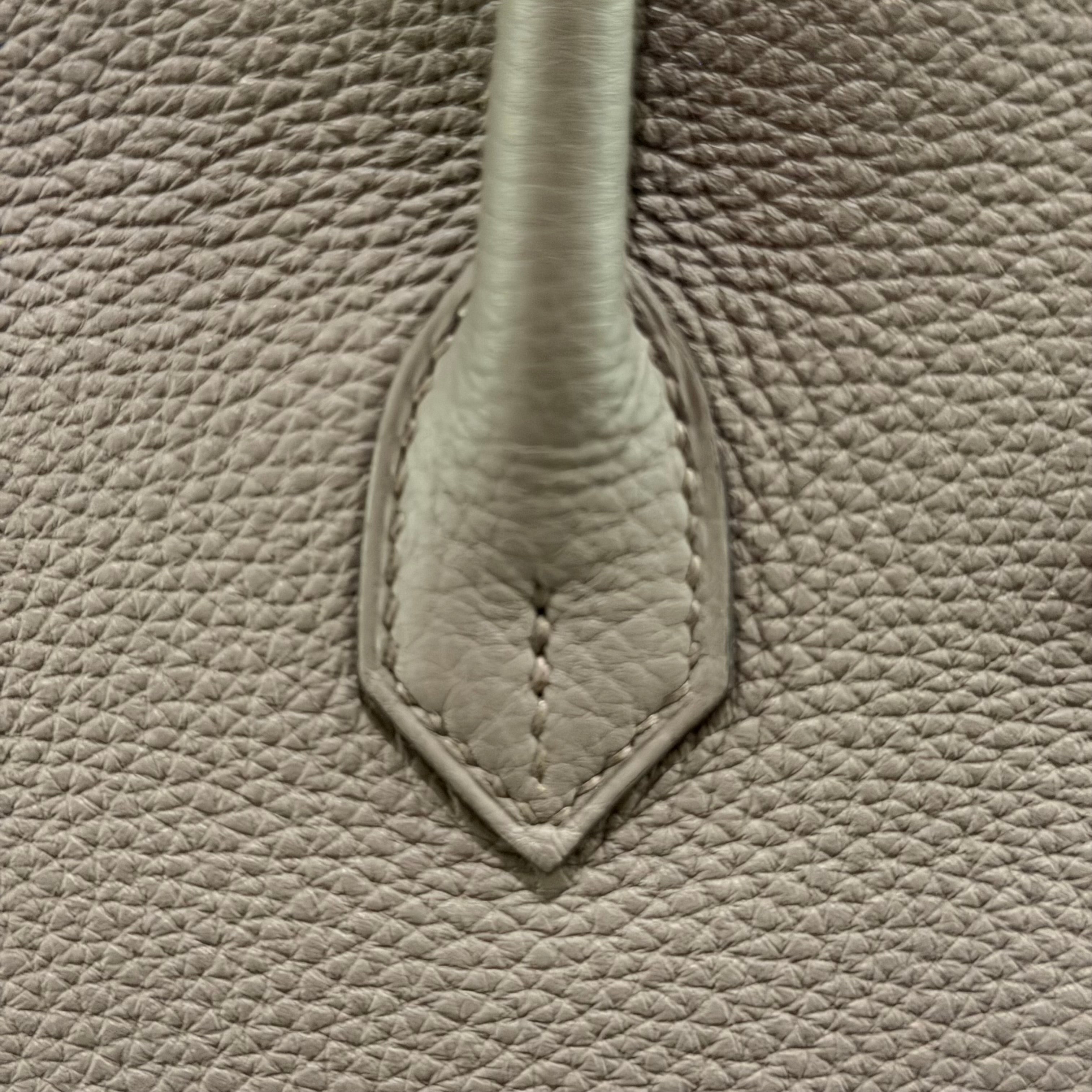 Hermes Birkin 25 Gris Etain with Gold Hardware (Stamp Y)