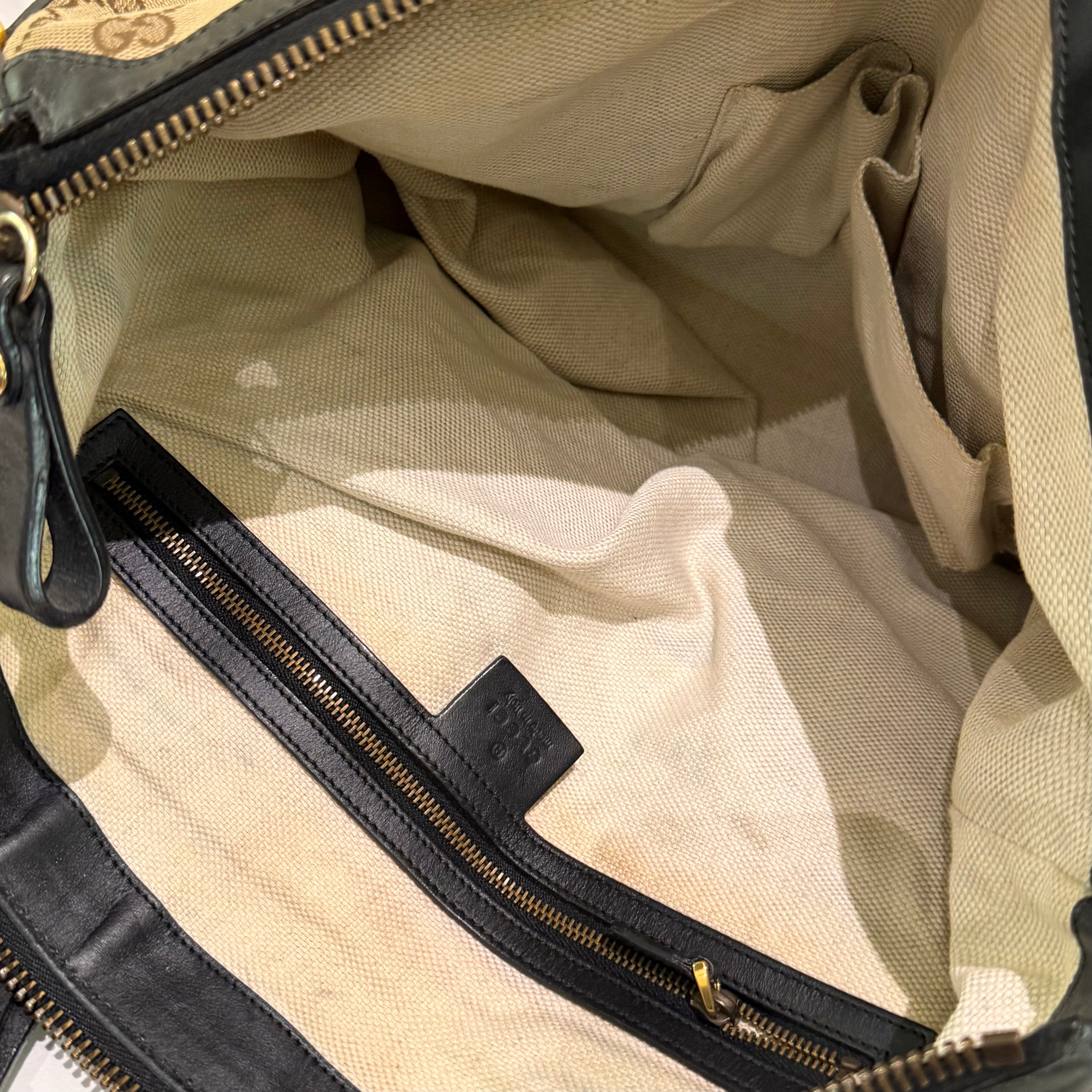 GUCCI VINTAGE STUDDED TOTE BAG