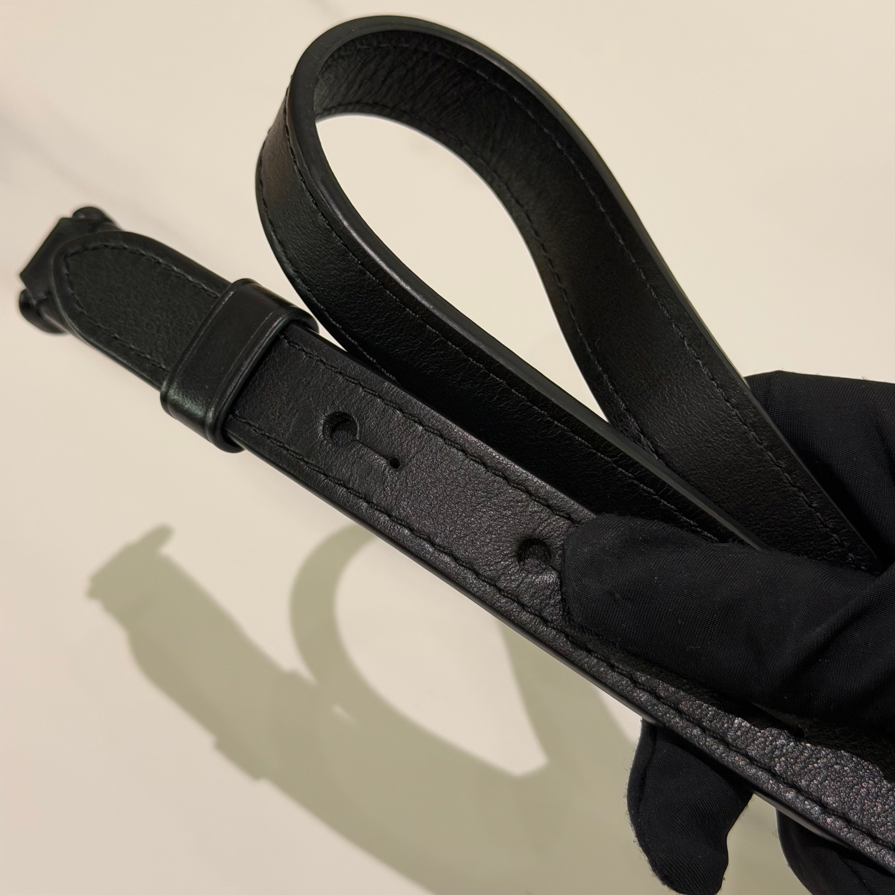 Louis Vuitton Soft Trunk Wallet Taurillon Monogram Black Crossbody Bag