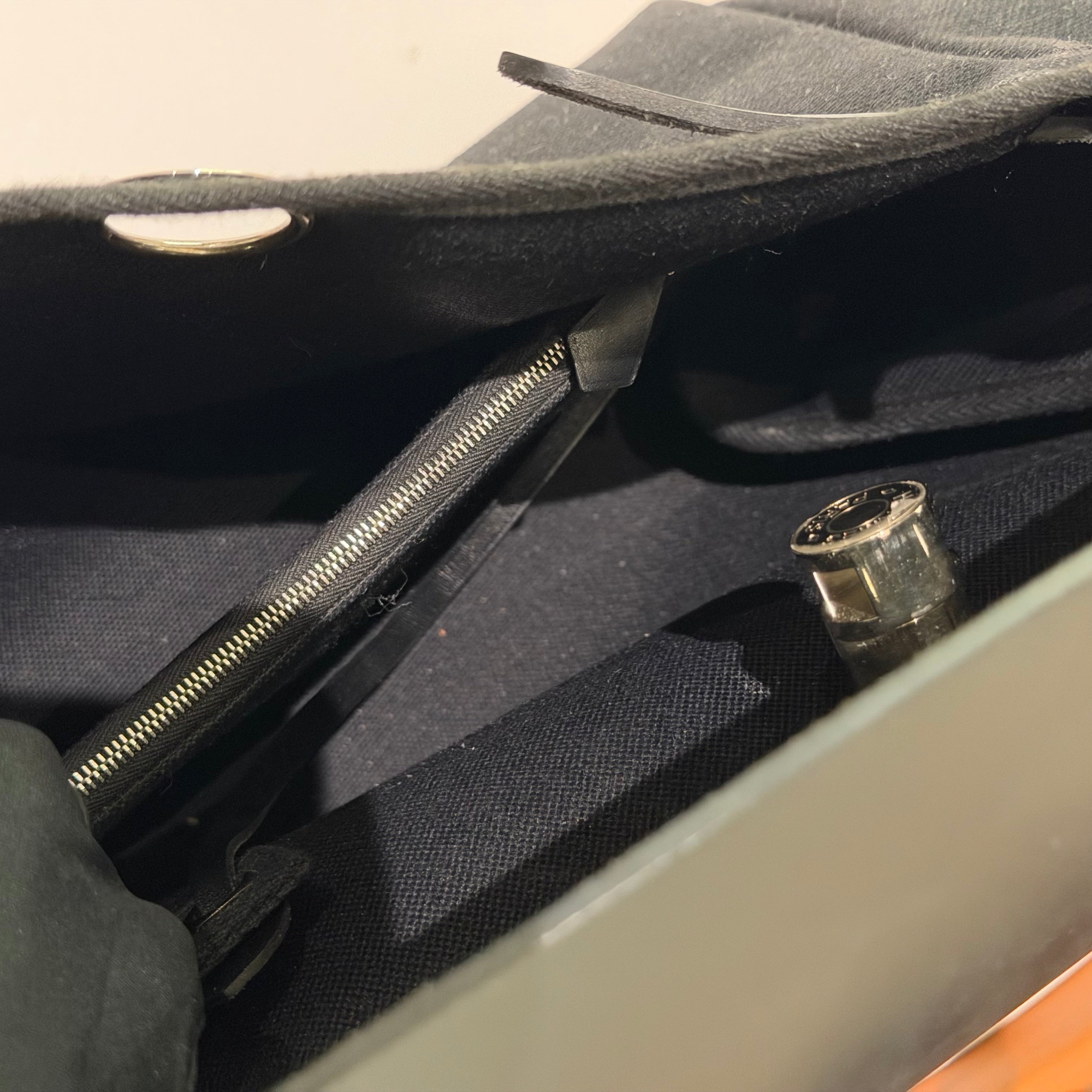Hermes Herbag 31 Black with Silver Hardware (Stamp U)