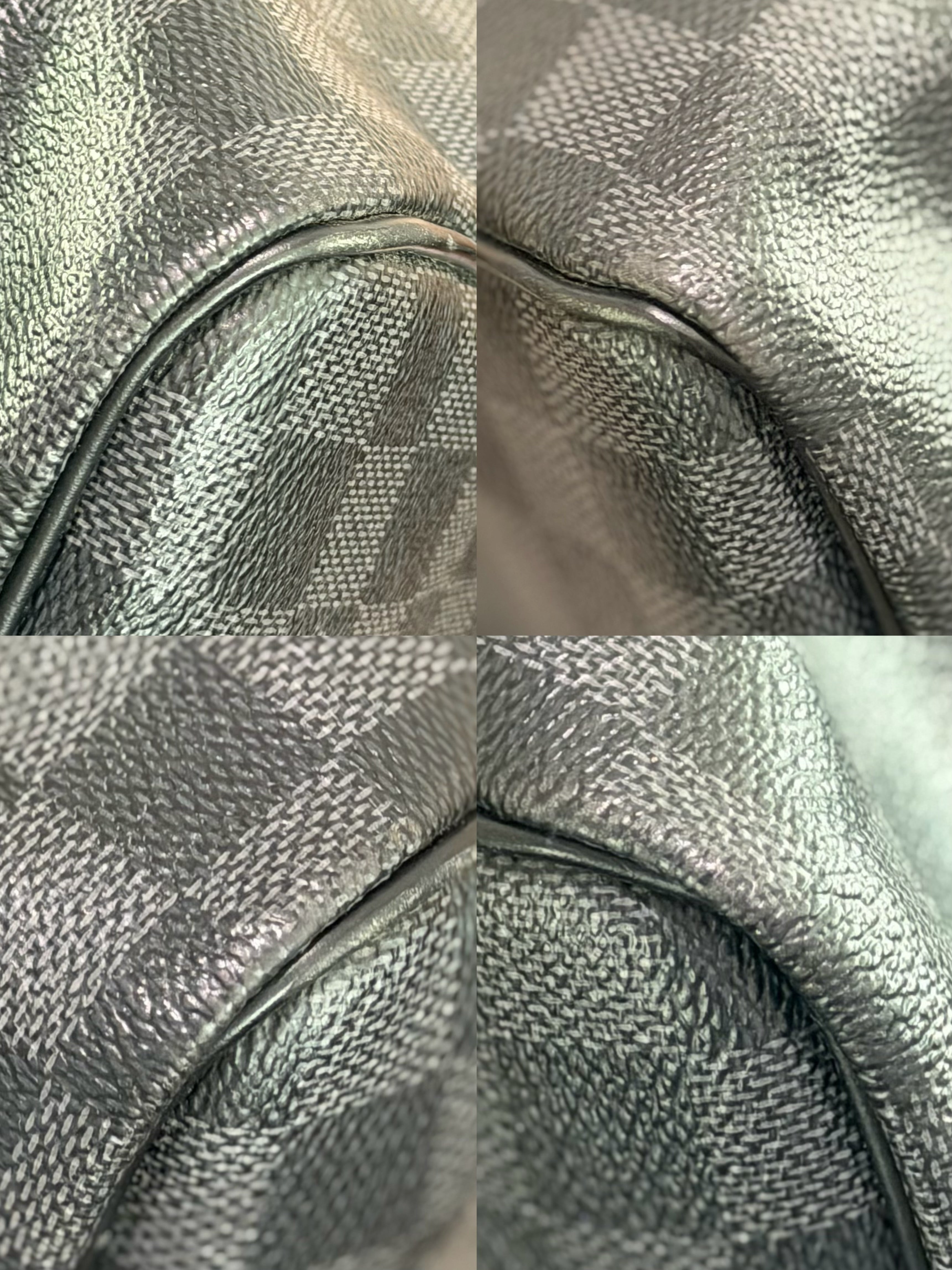 Louis Vuitton Keepall 55 Damier Canvas Top Handle Shoulder Bag