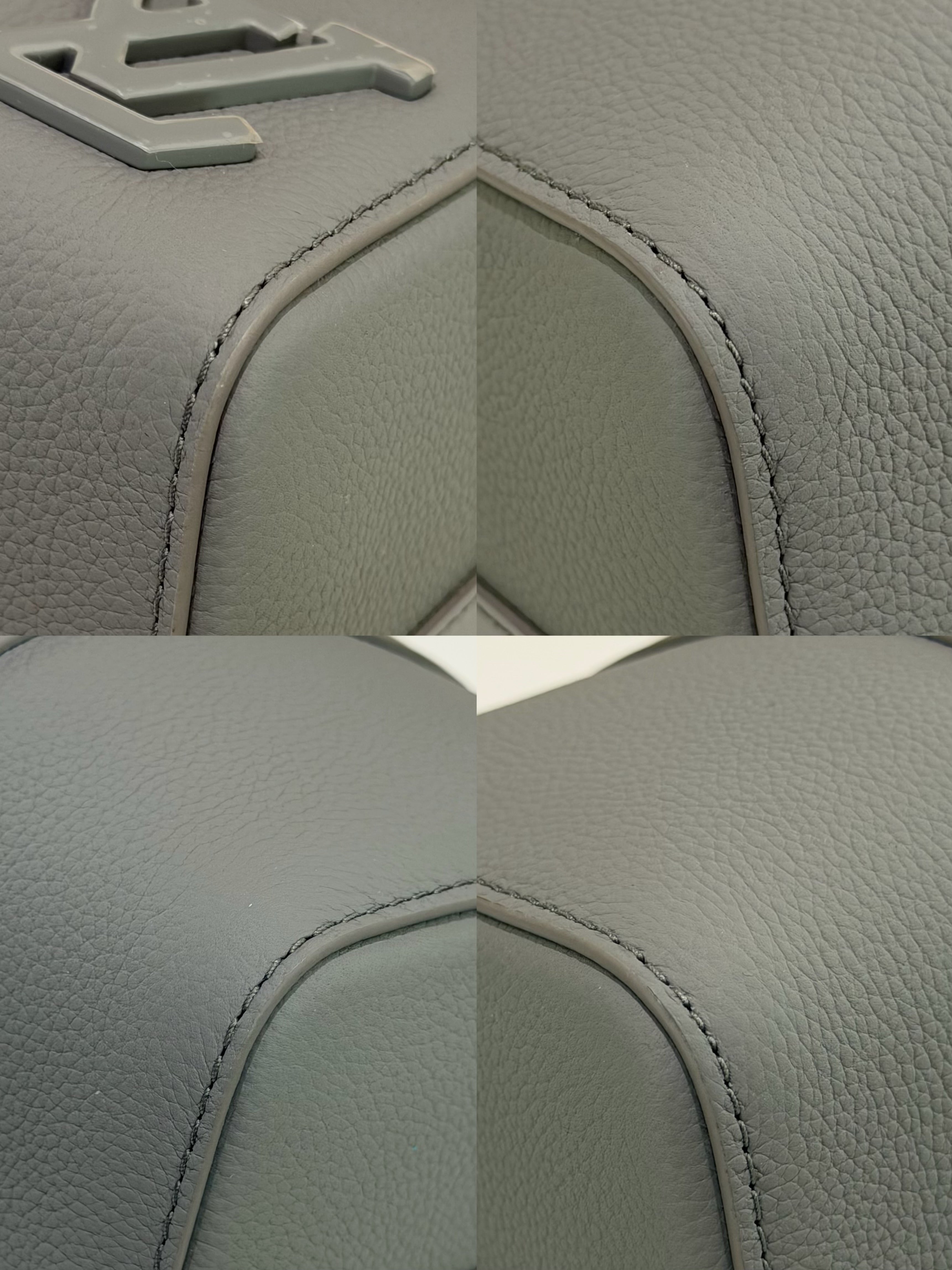 LOUIS VUITTON KEEPALL 27 CITY BAG GREY SHOULDER CROSSBODY BAG