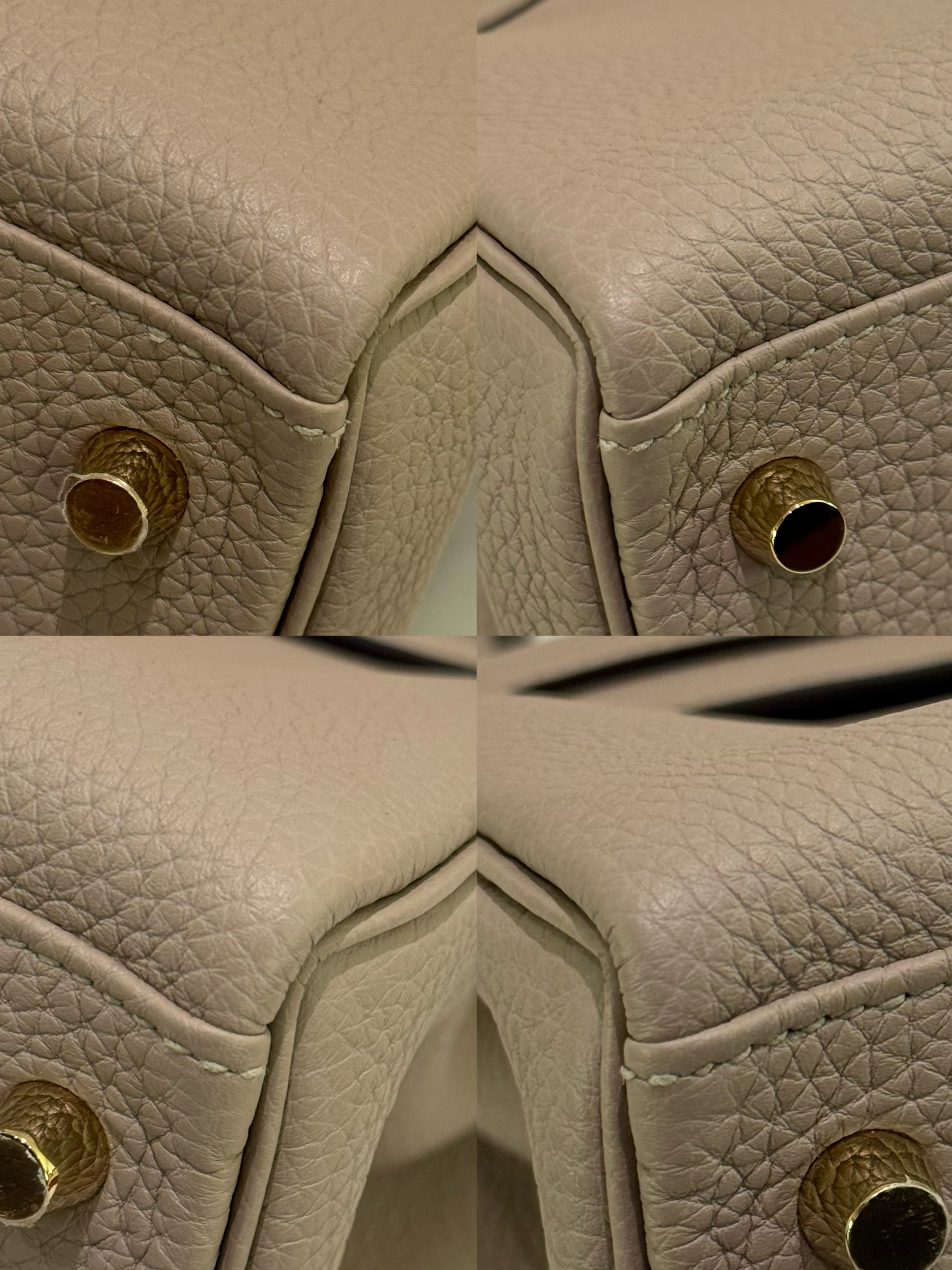 HERMÈS KELLY 28 GRIS TOURTERELLE WITH GOLD HARDWARE