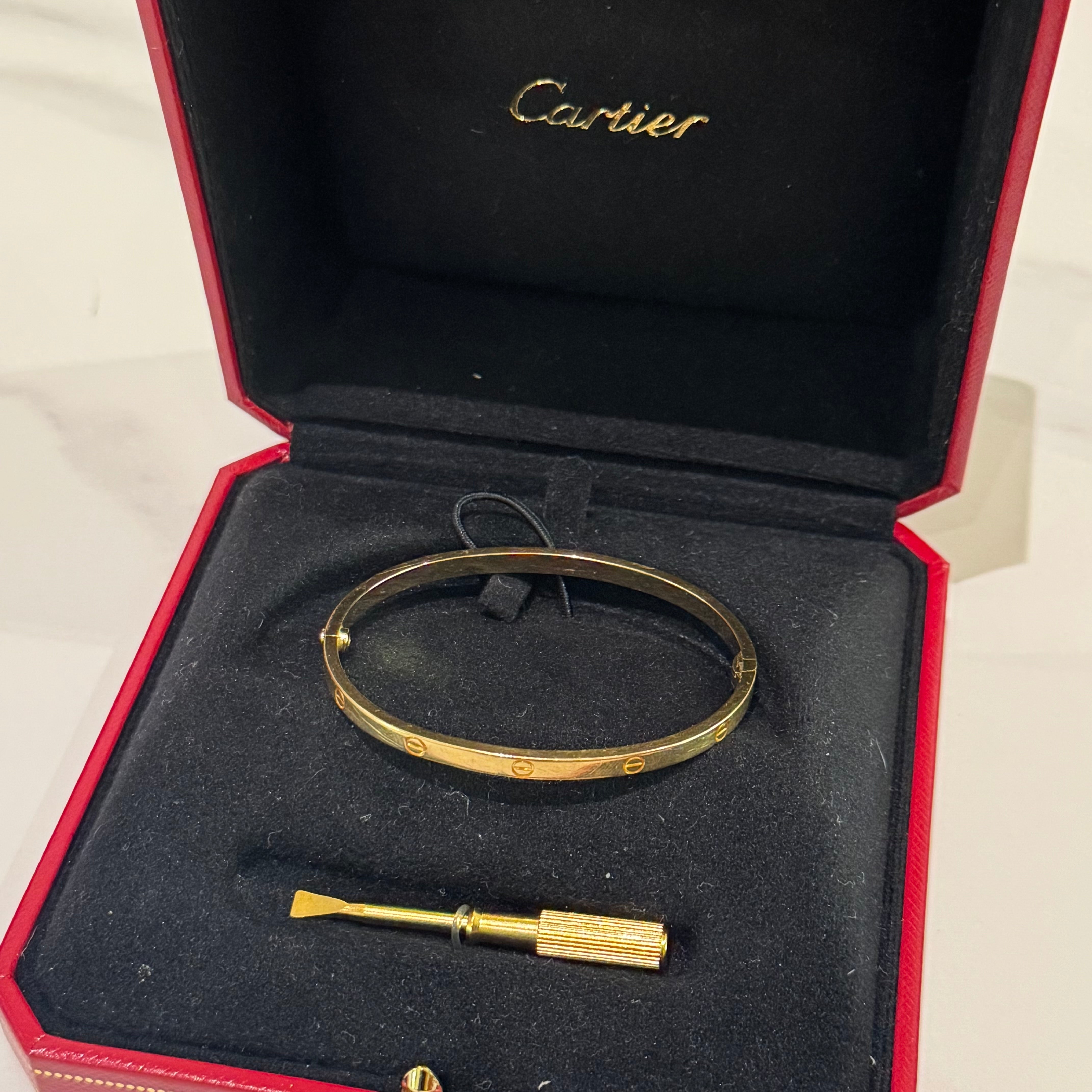CARTIER LOVE BRACELET YELLOW GOLD