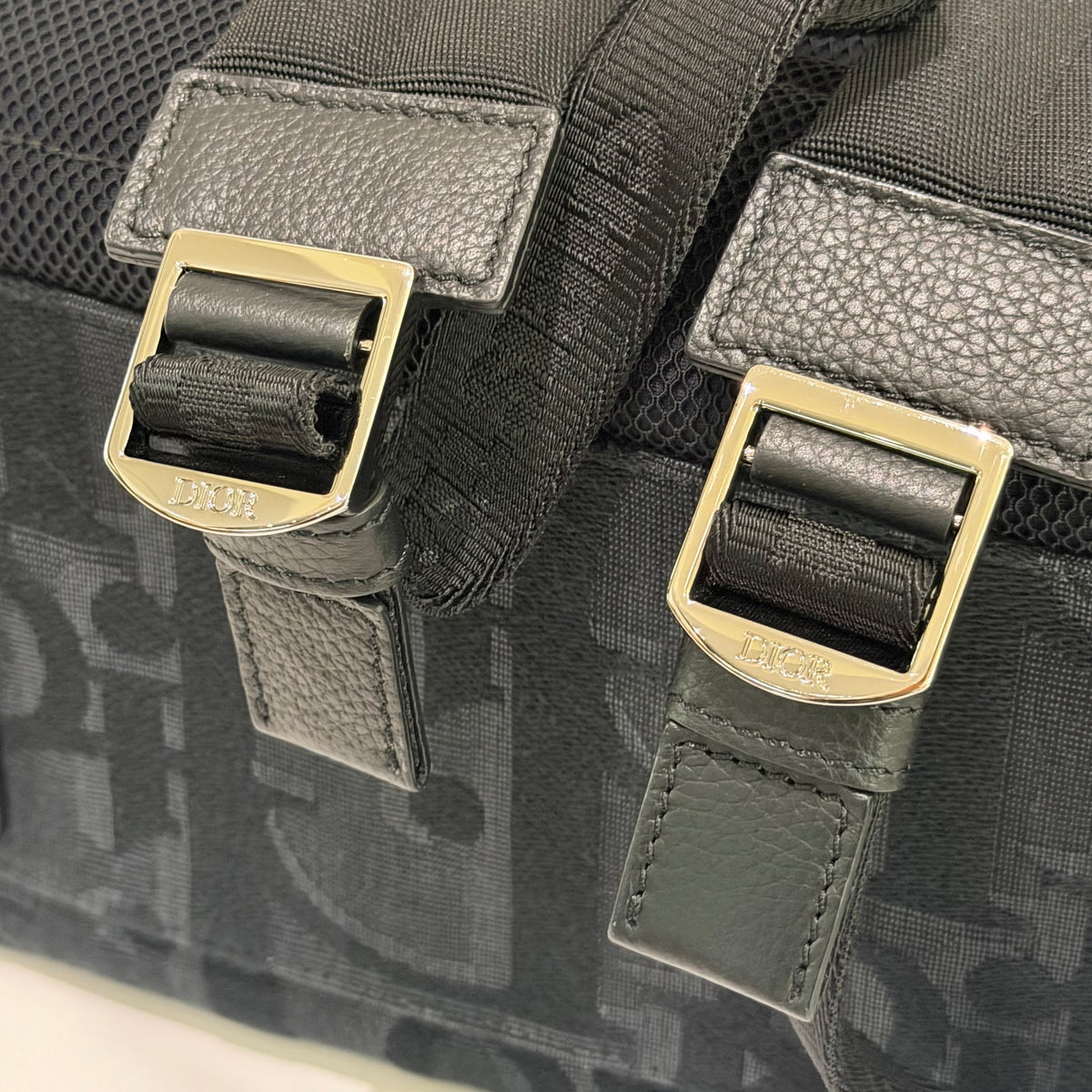 Dior Rider Large Black Oblique Backpack | DIOR