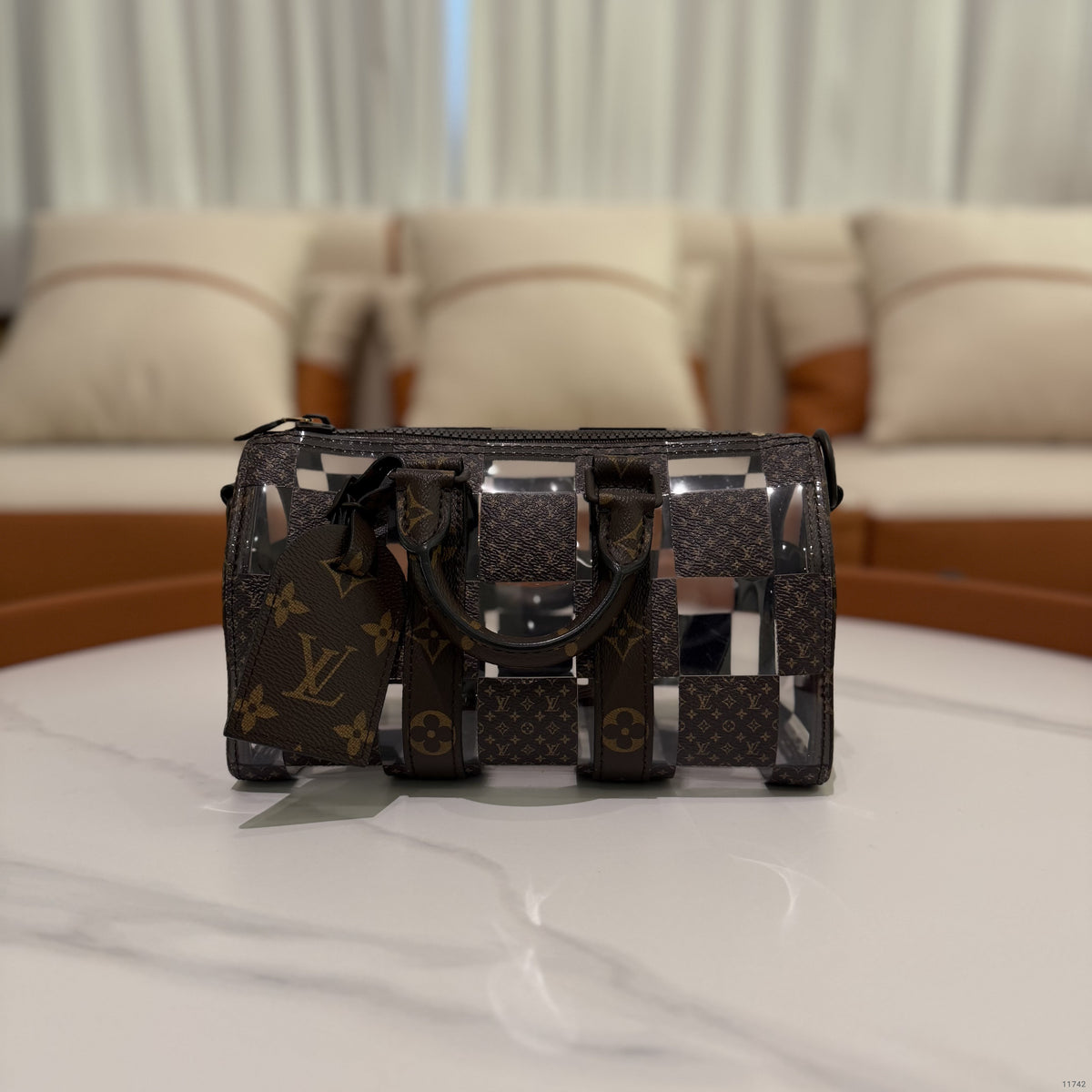 Louis Vuitton Speedy 25 Brown Monogram Transparent PVC Runway Bag | LOUIS VUITTON