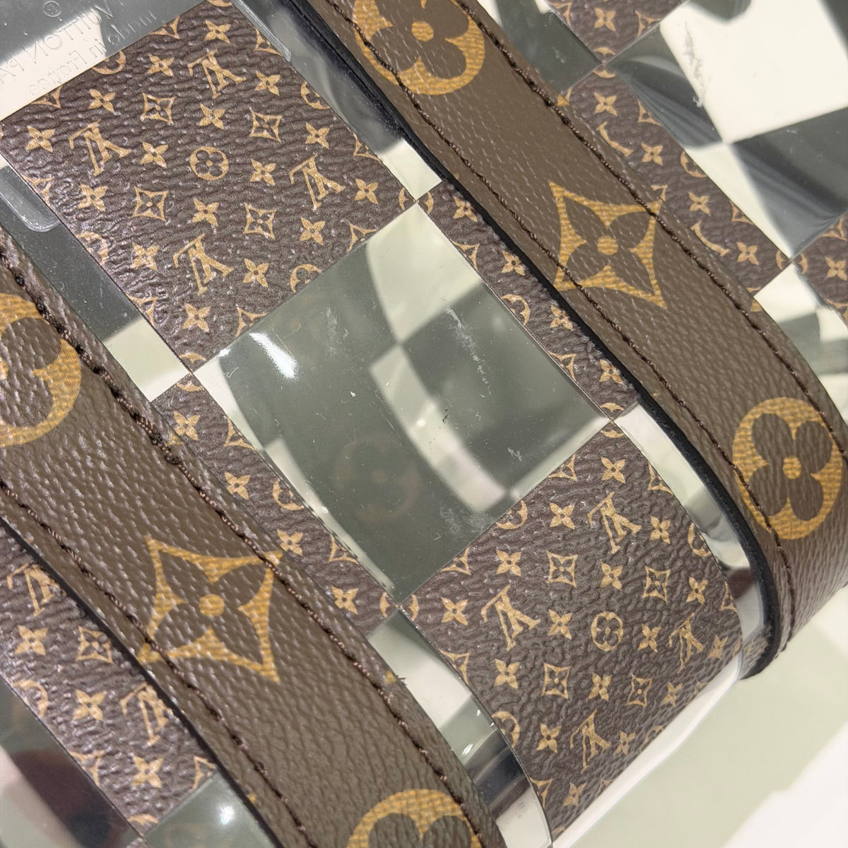 Louis Vuitton Speedy 25 Brown Monogram Transparent PVC Runway Bag | LOUIS VUITTON