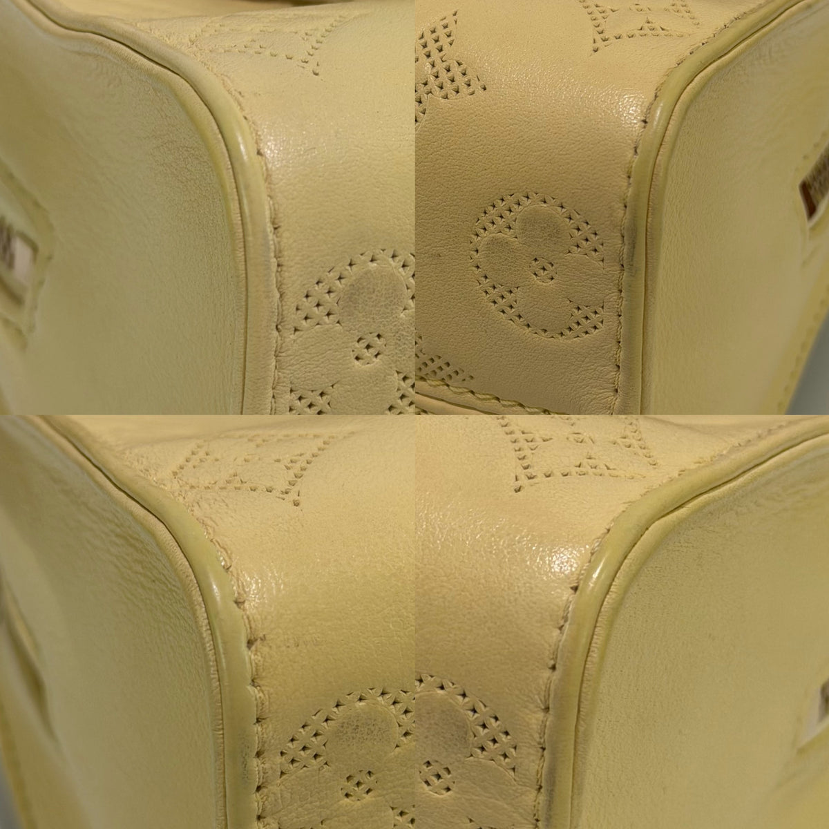 Louis Vuitton Onthego East West Cream Yellow Monogram Embossed Tote | LOUIS VUITTON