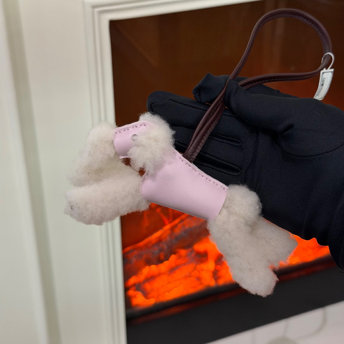 Hermes Purple Dog Bag Charm | HERMES