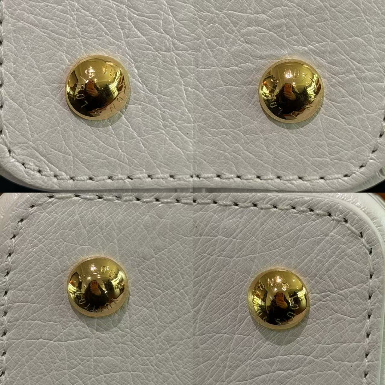Louis Vuitton Capucines Mini Pearl White Ostrich Leather